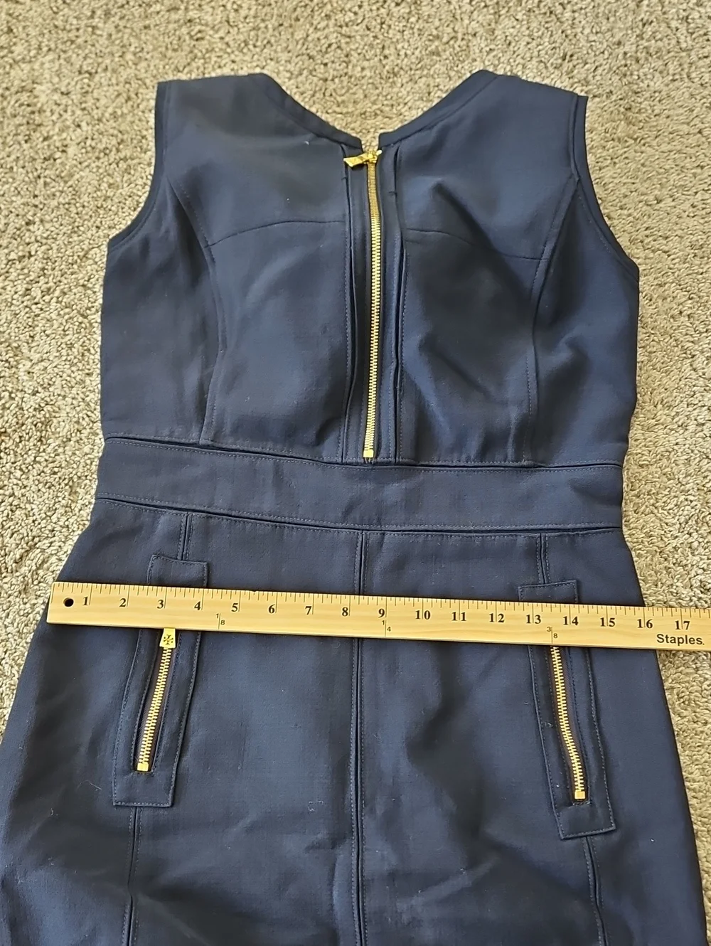 Tory Burch Mini Dress Navy Preppy 4